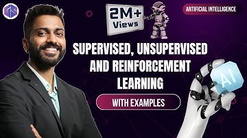 Supervised, Unsupervised and Reinforcement Learning in Artificial Intelligence in Hindi