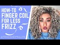 How To Finger Coil Curly Hair