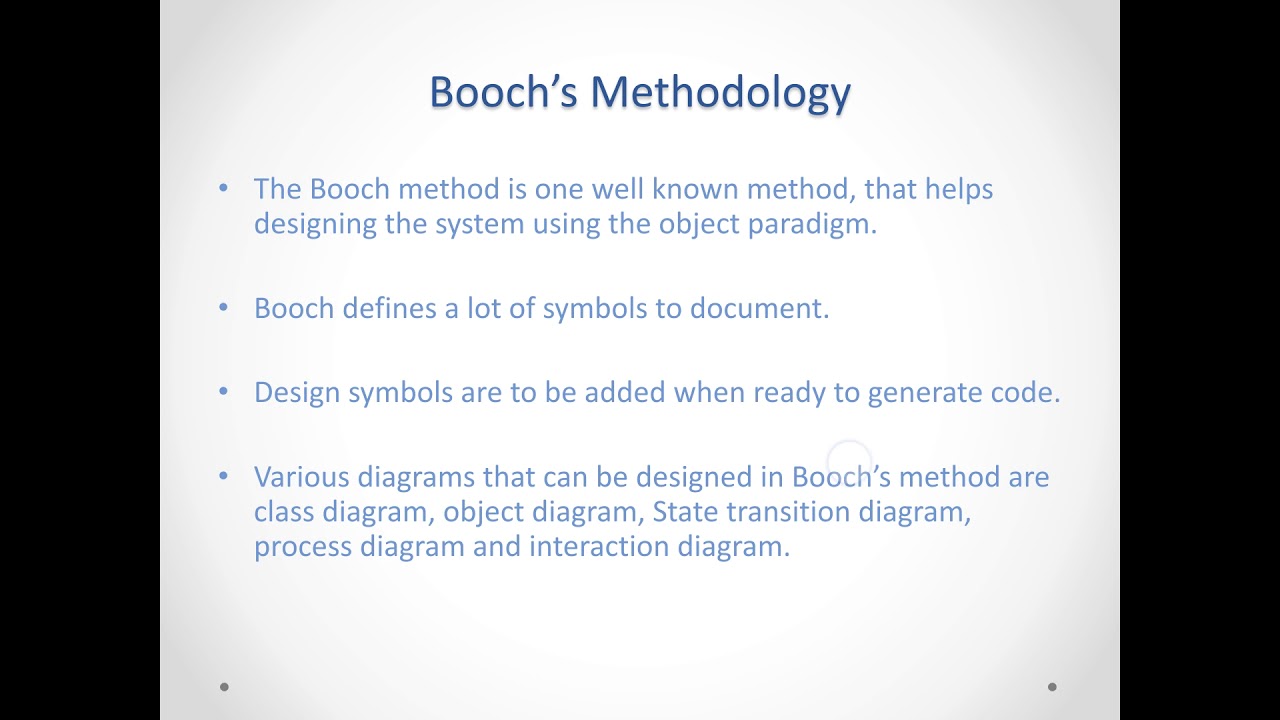 Object Oriented Methodologies - YouTube