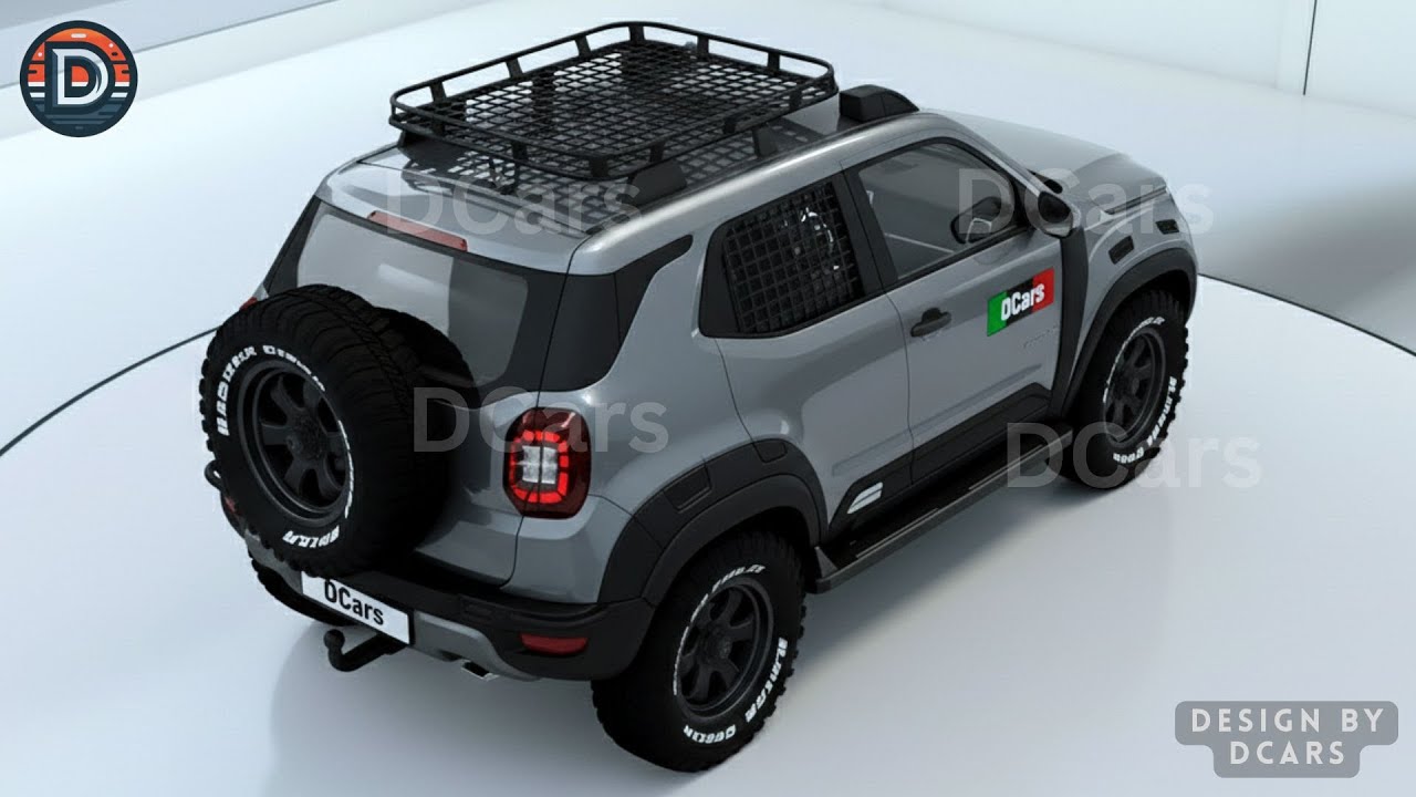 🚙⚡ Концепт Kia Retona Mini Offroad 2027 года – Mini Retona с настоящими чертами внедорожника 4x4