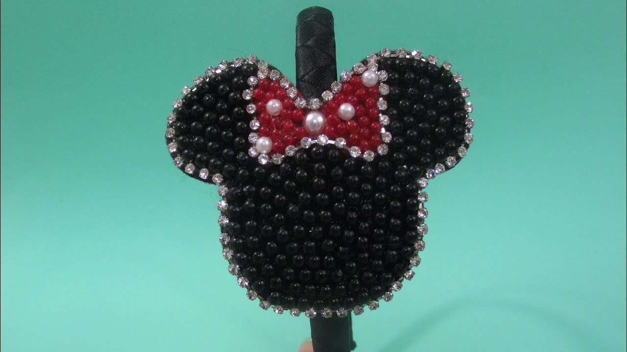Faça você mesma: tiara da minnie em pérolas