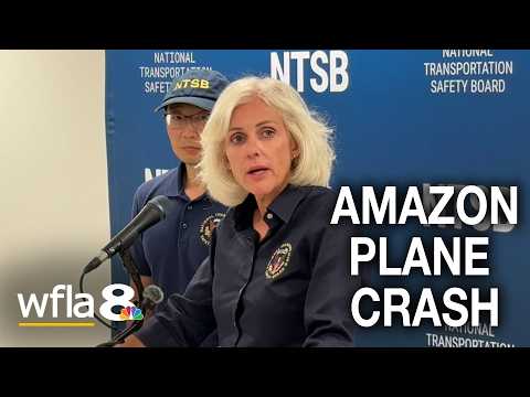 Amazon plane hit van carrying 7 people, Toyota after going off Miami runway: NTSB