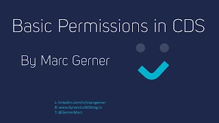 Record ownership and read, create, update and delete permissions in the MSFT Common Data Service
