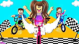 CORRIDA COM BICICLETA VOADORA!! Obby But You're on a Bike Roblox screenshot 4