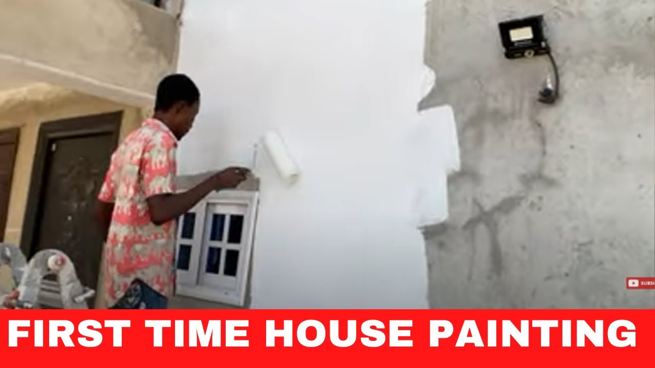 Finally Painting Our House In Kumasi To Celebrate One Year Of Moving In