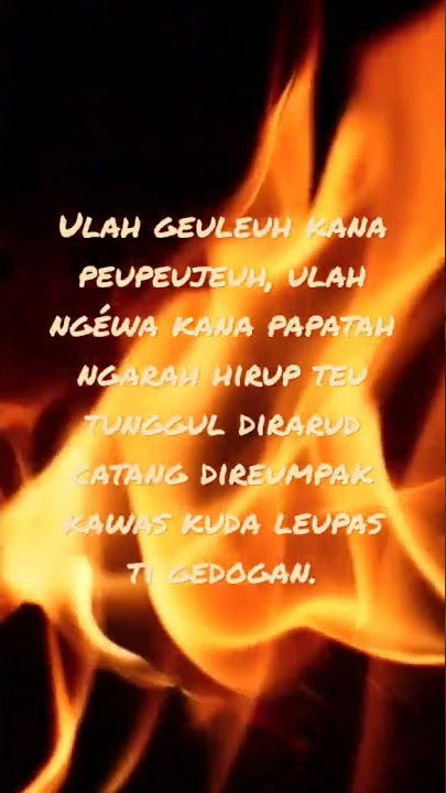 #pepeling_sunda,urang sunda,uranglembur#ulah geuleuh kana pepeujeuh#