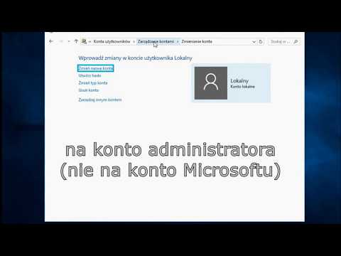 Wideo: Jak Zmienić Typ Konta