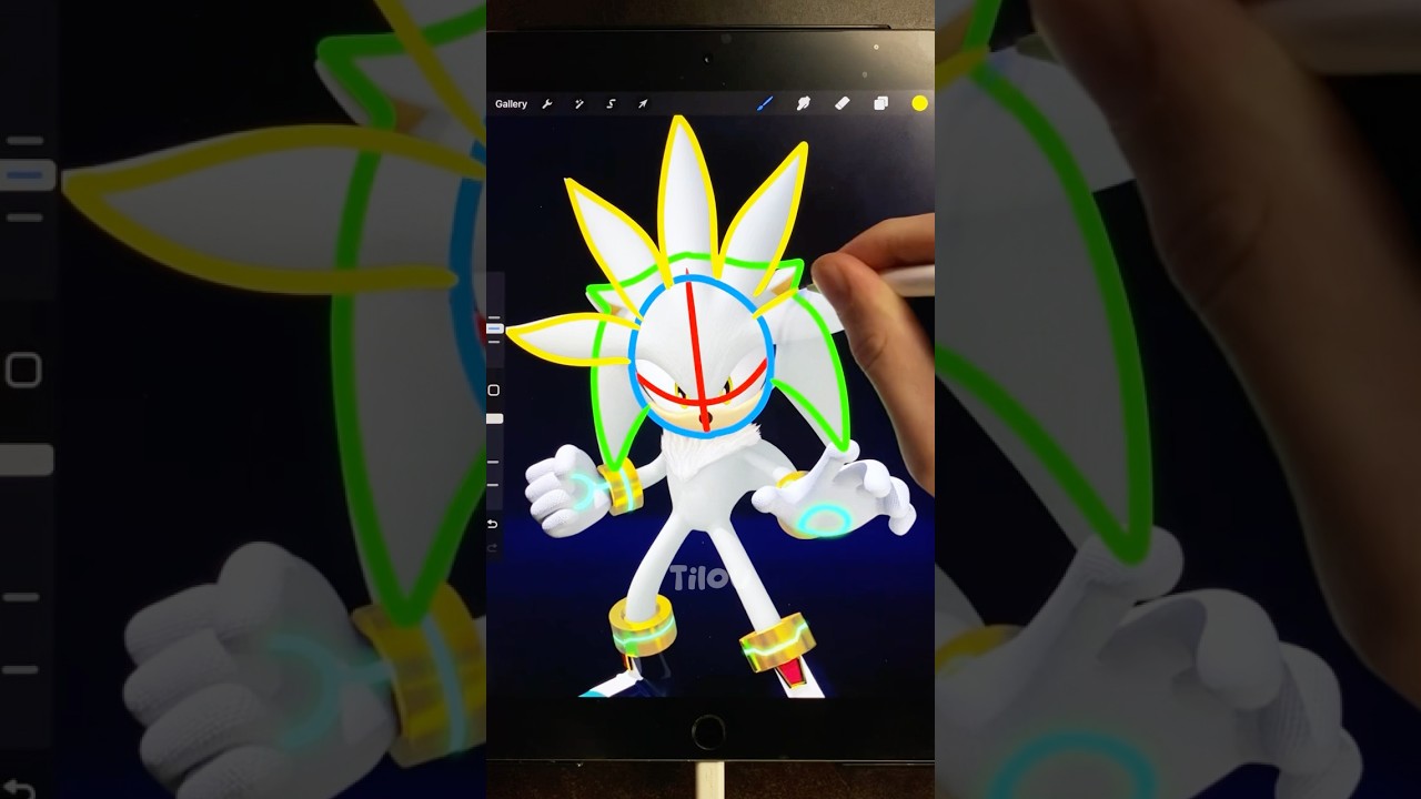 Drawing Silver! ⚡️ (Sonic the Hedgehog)