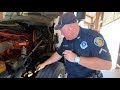 Florida Highway Patrol steering & suspension truck inspection at Sneads station on Interstate 10