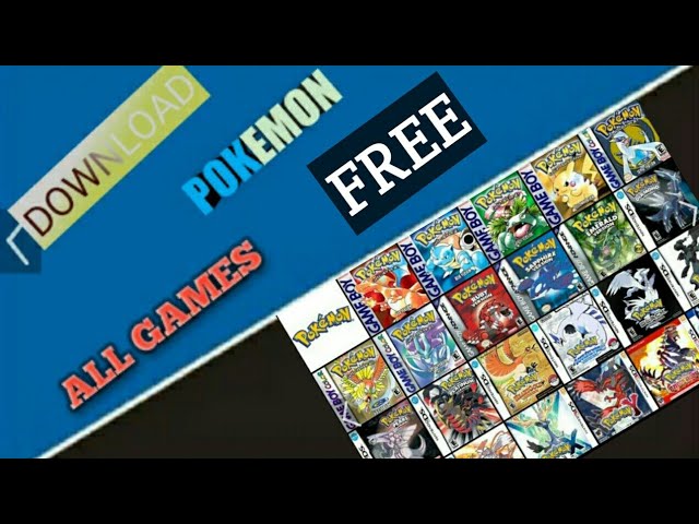POKEMONGAMER HOW TO DOWNLOAD ALL POKEMON GBA ,NDS AND GBC GAMES (100  SUBSCRIBERS SPECIAL ) 