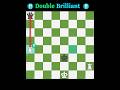Double Brilliant Rook ‼️💎#puzzle #memes #2movescheckmate #chessgame #chess