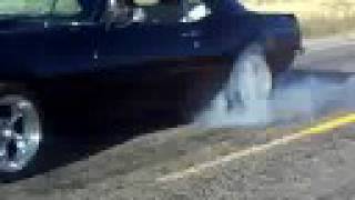 Blown 67 Camaro 8-71 burnout