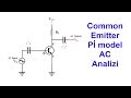 Elektronik Ders 48 Bazı Devrelerde Kısaca "pi" Model AC (Küçük Sinyal) Analizi ("