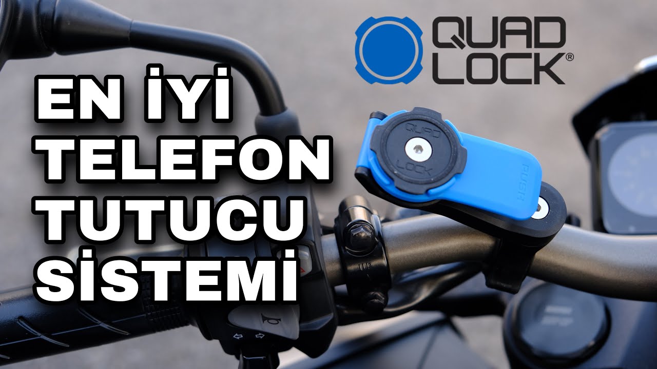 QUADLOCK EN İYİ MOTOSİKLET TELEFON TUTUCU SİSTEMİ YouTube