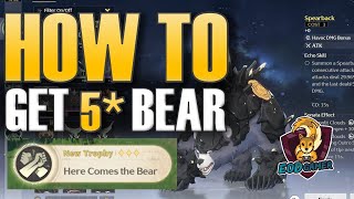 How to Get 5* Echo in Wuthering Waves (Level 120 Spearback King Bear F2P Cheese)