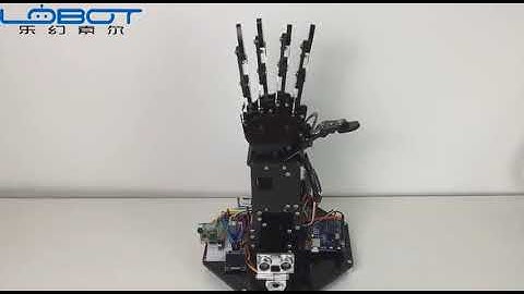 uHand仿生機械手掌二次開發套件/Arduino學習套件/開源機械手臂