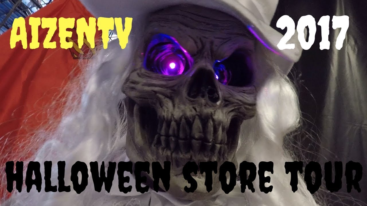 halloween express in tampa fl store tour costumes and scary decorations vlog