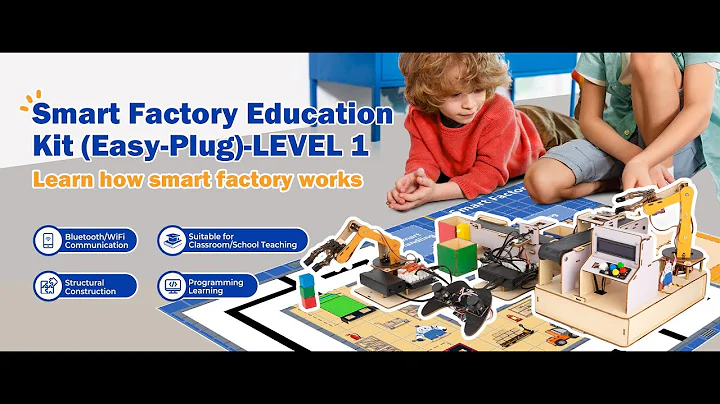 Smart Factory STEM Education Series: Automated Conveyor Belt & Robotic Arm for Stock Handling