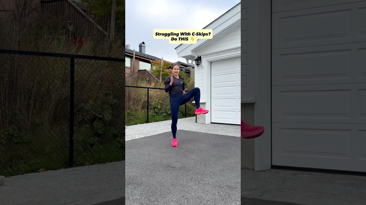 Can’t get the hang of C-Skips? 👀 Try THIS first 🤝🔥 #runningdrills