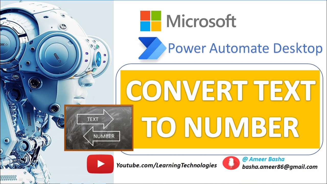 Convert Text To Number Power Automate