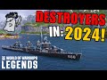 Destroyers in 2024  techlines  where to start  world of warships legends