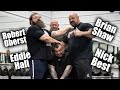 Training with The Strongmen at BRIAN SHAW&#39;S GYM!!! - Eddie Hall