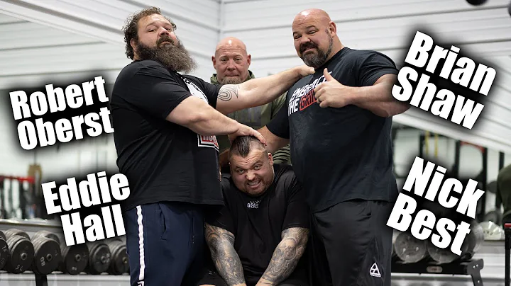 Training With The Strongmen At BRIAN SHAW'S GYM!!! - Eddie Hall