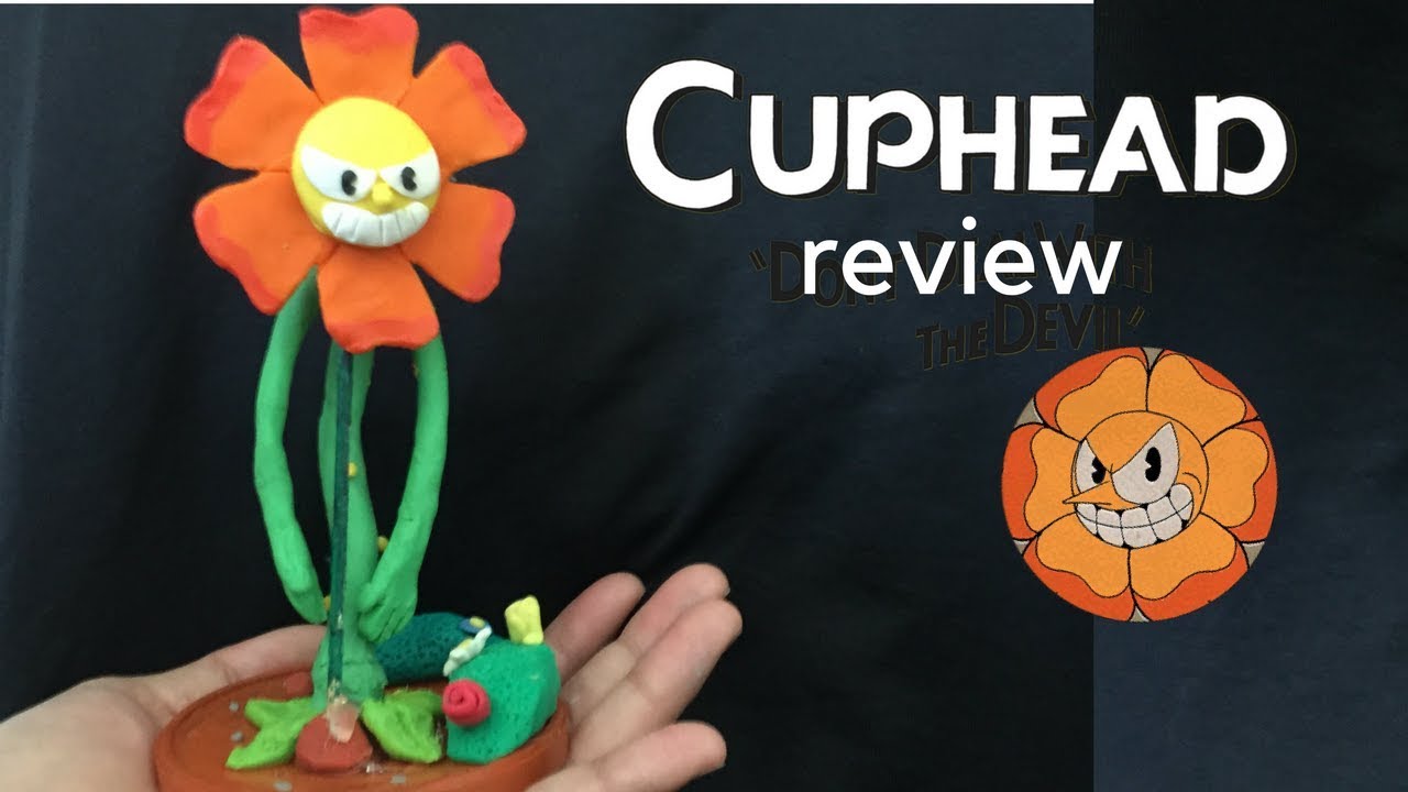 cuphead plush cagney carnation