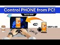 How to control android phone from your pc via usb  wifi  control  mirroring android to pc 2024