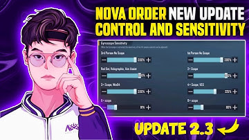 (New 2.2) NOVA ORDER SENSITIVITY CODE 2022 & Nova Order Control Code | 5 finger claw control PUBGM