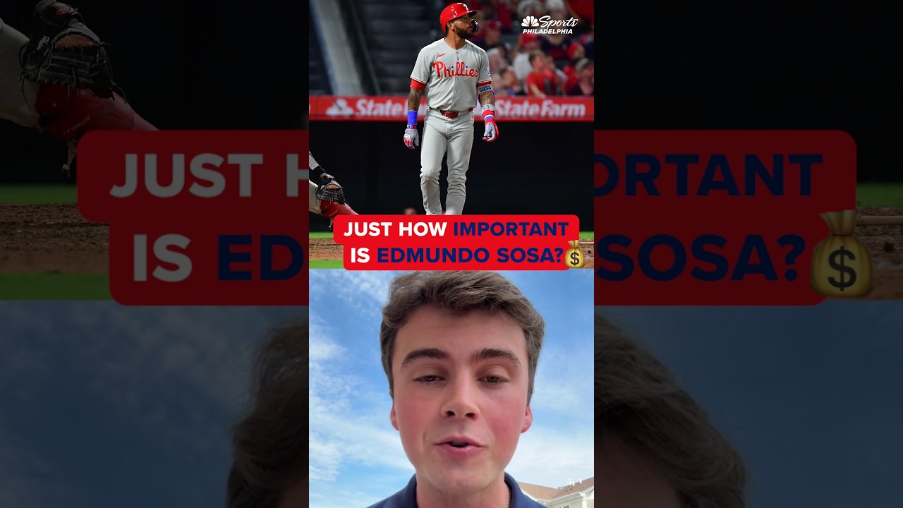 Edmundo Sosa showing shades of another former Phillies utility man who helped lift the team. 🤔