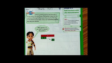 Lesson 9-3 Adding Fractions with Like Denominators