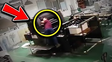 One Wrong Move Near the Press… Big Mistake | Industrial Machine Accident