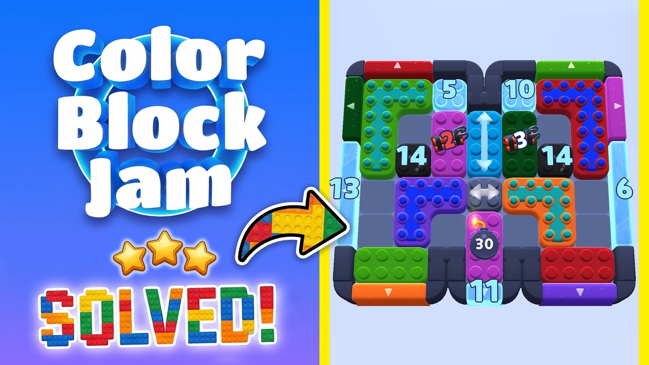 Color Block Jam - Level 1081 Walkthrough 🧩 | New Update Solution