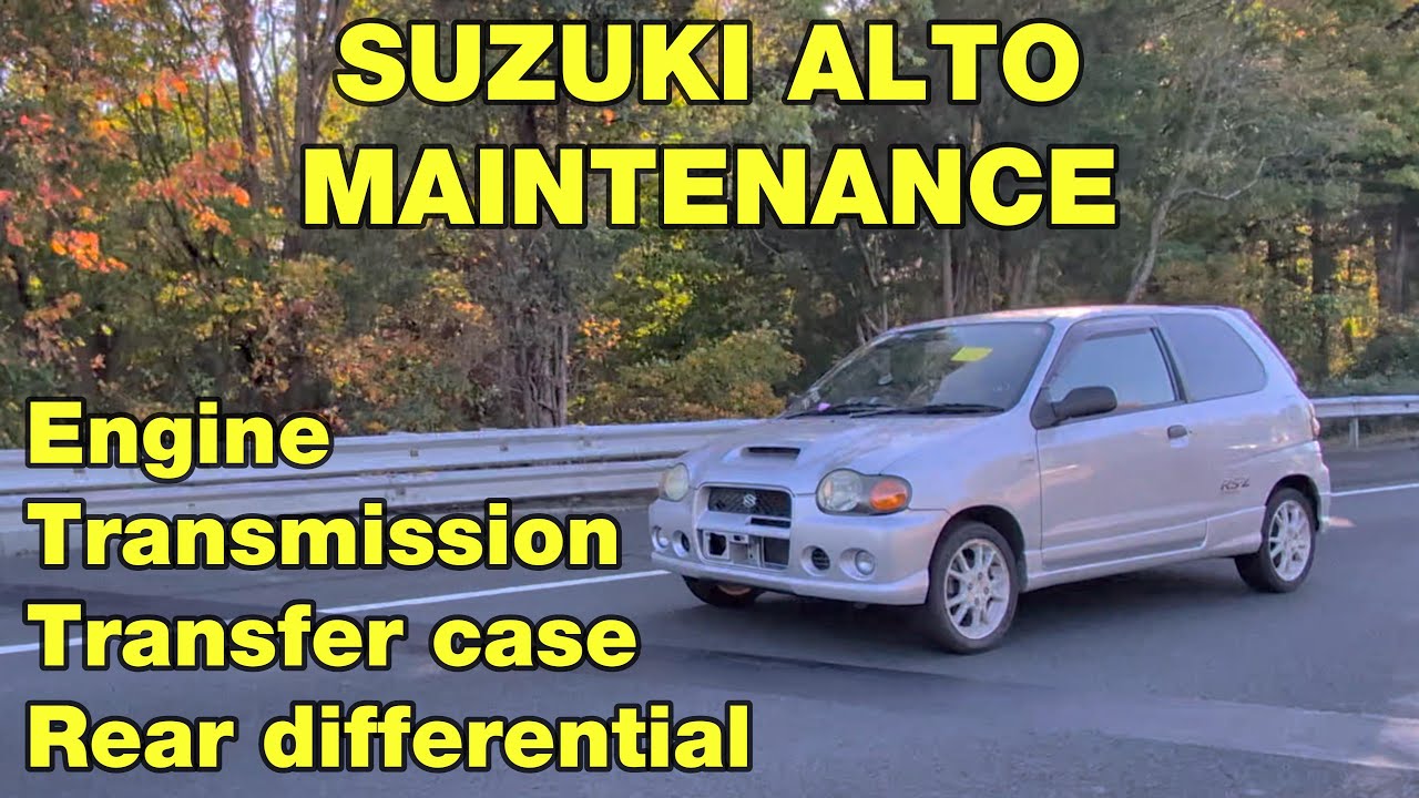 Замена жидкости в трансмиссии и дифференциале Suzuki Alto - Alto Works RS-Z HA22S