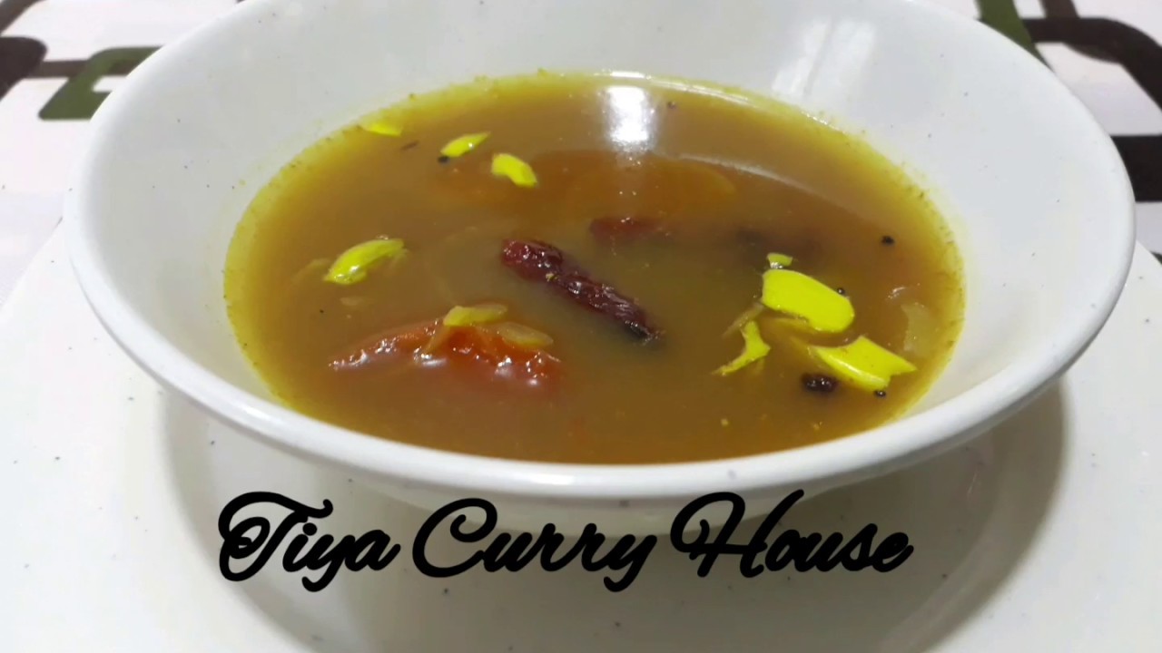 PEPPER RASAM RECIPE / CARA MASAK RASAM - YouTube