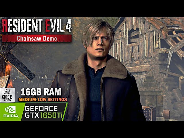 Resident Evil 4 Remake Gameplay Acer Nitro 5 GTX-1650 i5 9300H