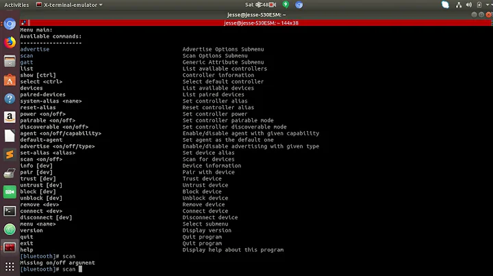 How to set up your bluetooth device when the Linux GUI (blueman-manager) fails. - CLI bluetoothctl
