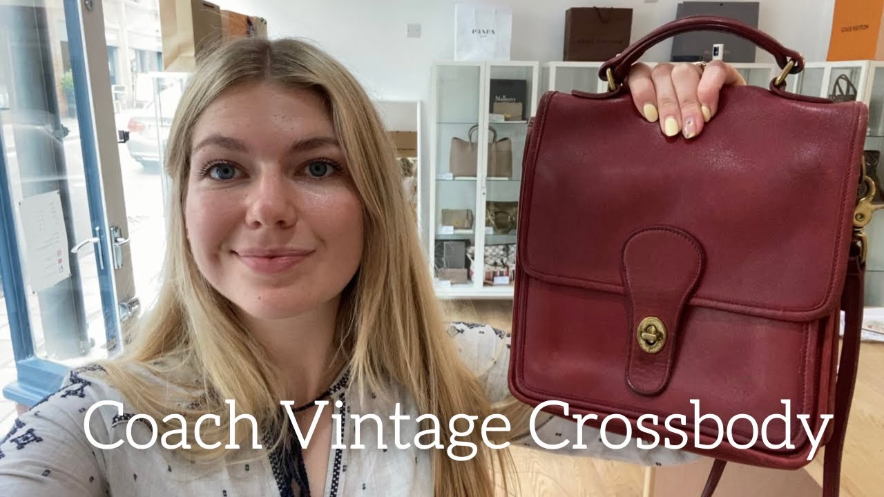 Coach Vintage Shoulder Bag Review - YouTube
