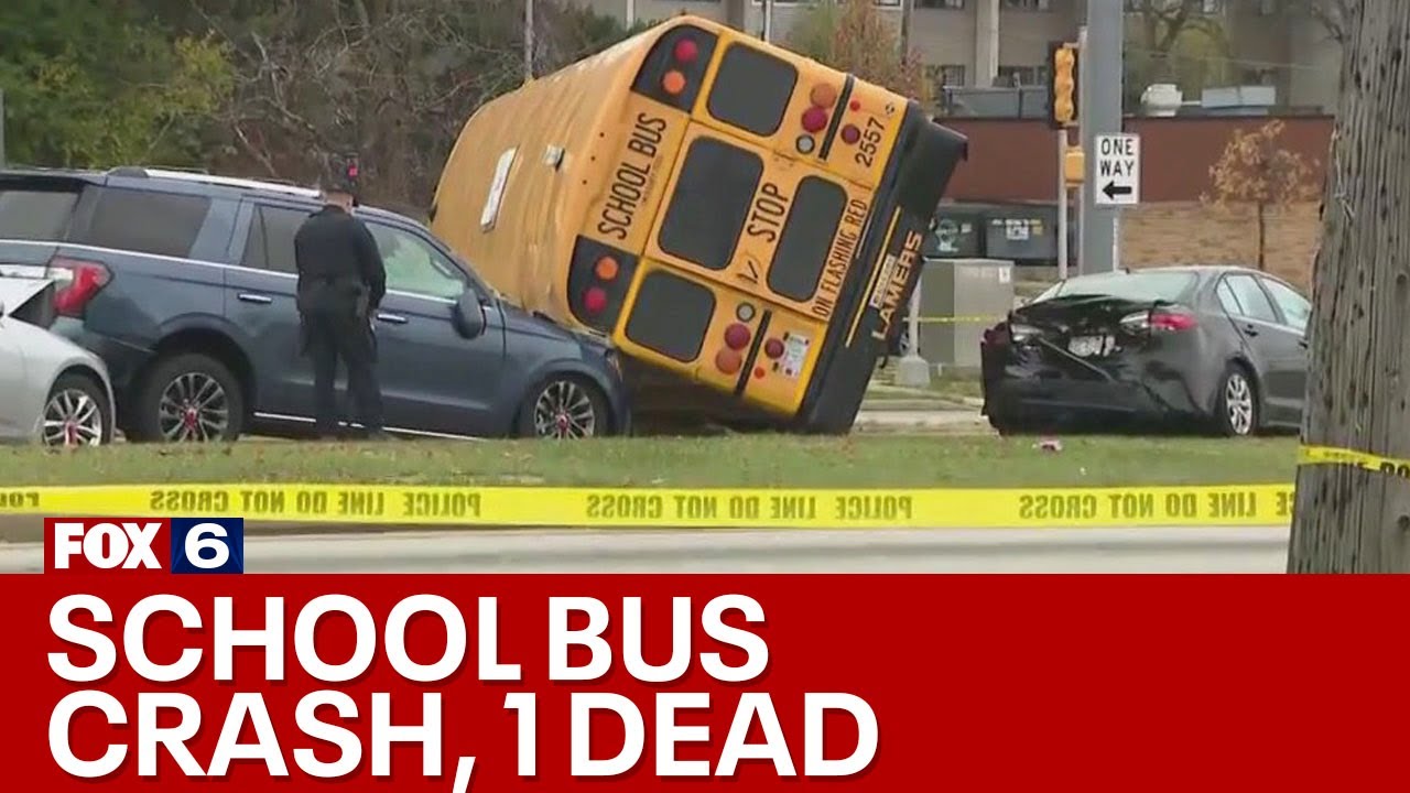 School bus crash near 27th and Howard | FOX6 News Milwaukee - YouTube