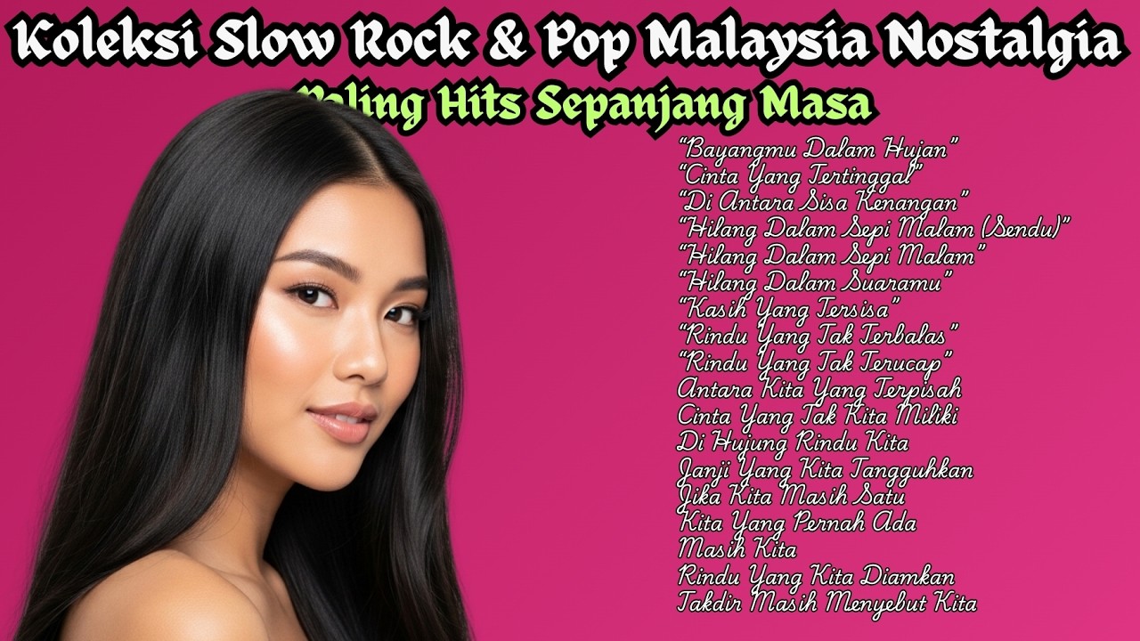 Koleksi Slow Rock & Pop Malaysia Nostalgia | POP NOSTALGIA MALAYSIA 80an