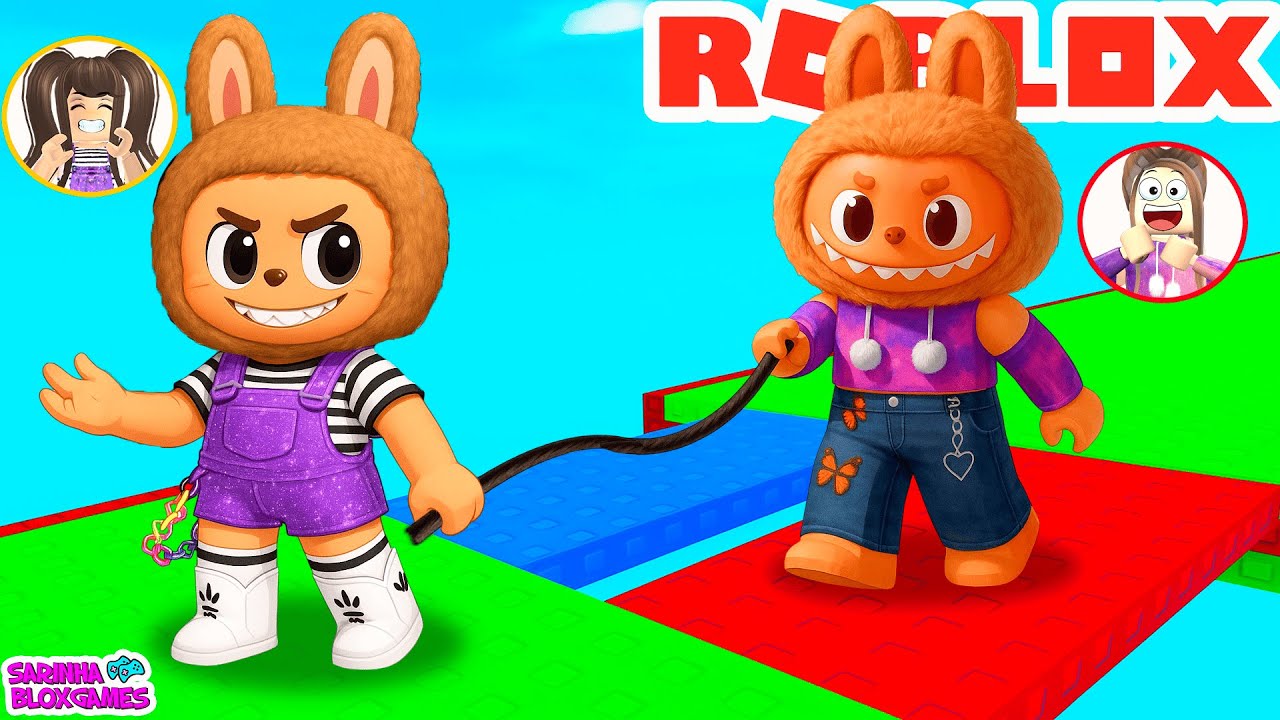 VIRAMOS DOIS LABUBUS NO TRABALHO EM EQUIPE - ROBLOX
