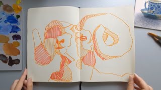 Art school Sketchbook Tour