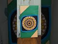 mandala wall decor #diy #youtubeshorts #craft #cardboardcraft #mandala