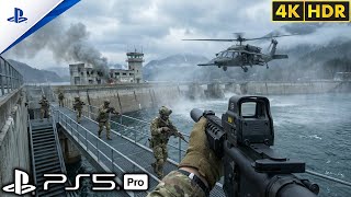 (PS5) Dam Under Siege Silent Stealth Mission | Ultra Realistic Gameplay [4K60FPS] Call of Duty