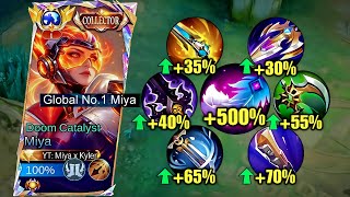 NEW META‼️GLOBAL MIYA UNLI PASSIVE MAX ATK SPEED BUILD 2026!!😱🔥 (MUST TRY) - MLBB🔥