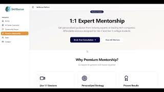 SkillSense – AI Career Guidance Platform | Hackathon Demo | Team: NextStep-Solution.