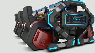 RGB arena gaming desk