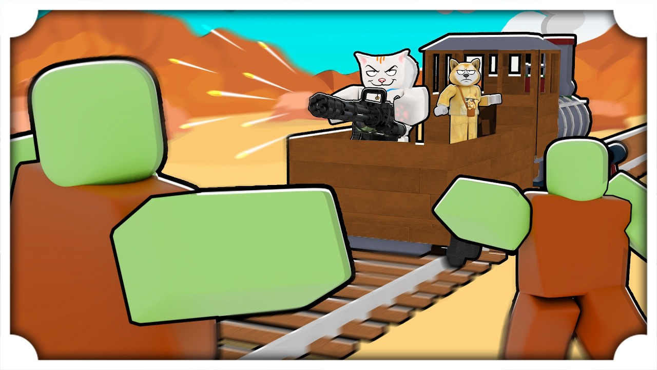 GUIDIAMO UN TRENO SU ROBLOX DEAD RAILS CON POGGODOGGO!