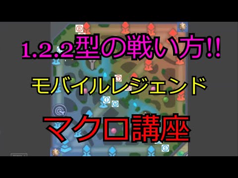 【モバレ】野良で勝ちたいなら見て欲しい!! 122vs122の理想の強い戦い方 マクロ講座 モバレジェ 立ち回り 攻略 !!